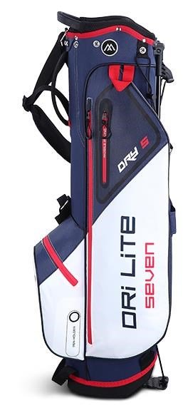 Big Max Dri Lite Seven G stand bag, wit/navy/rood