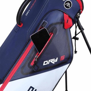 Big Max Dri Lite Seven G stand bag, wit/navy/rood
