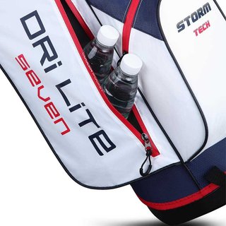Big Max Dri Lite Seven G stand bag, wit/navy/rood