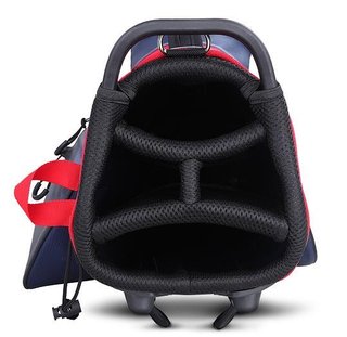 Big Max Dri Lite Seven G stand bag, wit/navy/rood