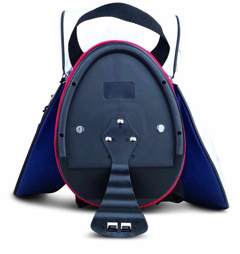 Big Max Dri Lite Seven G stand bag, wit/navy/rood