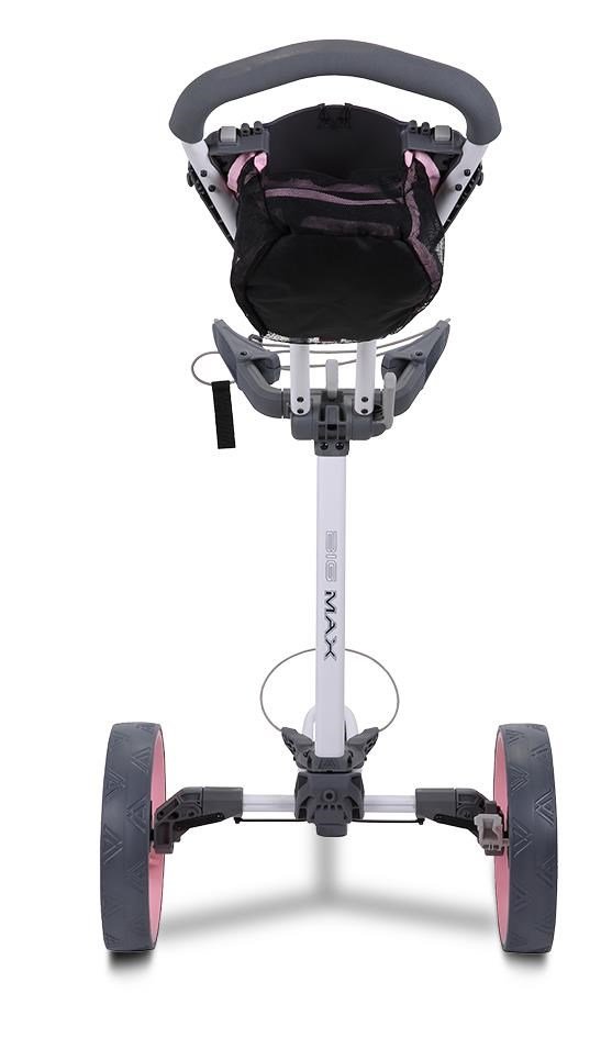 Big Max Blade Trio manuele trolley, wit-roze