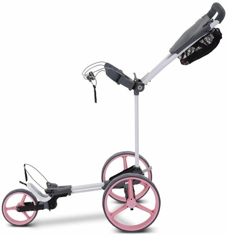 Big Max Blade Trio manuele trolley, wit-roze