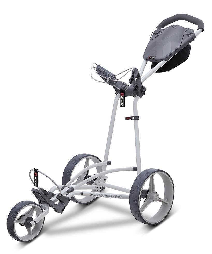 Big Max Autofold X2 manuele trolley, grijs-houtskool