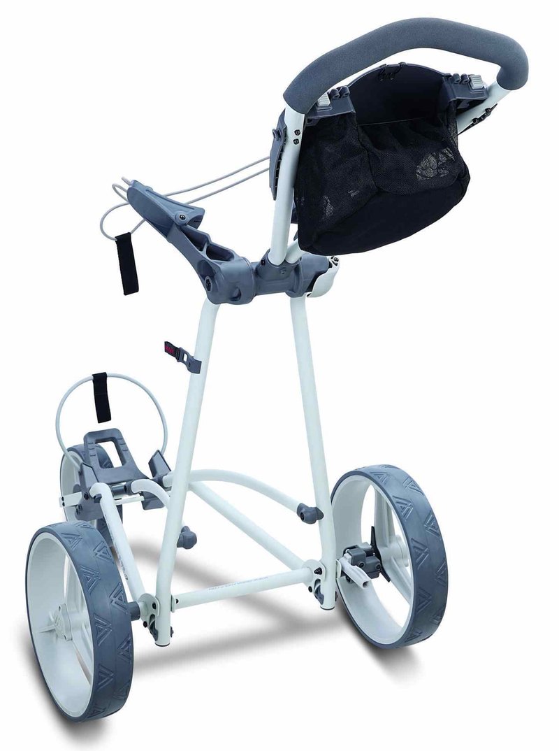 Big Max Autofold X2 manuele trolley, grijs-houtskool