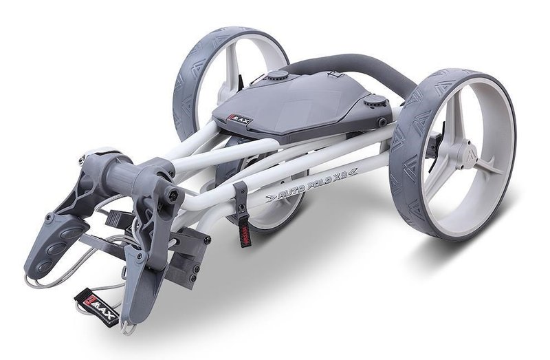 Big Max Autofold X2 manuele trolley, grijs-houtskool