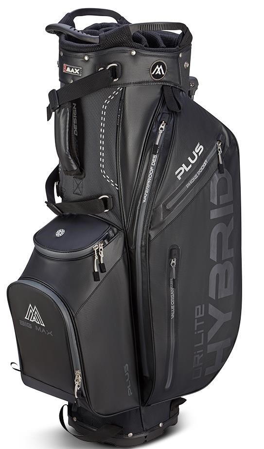 Big Max Dri Lite Hybrid Plus stand bag, zwart