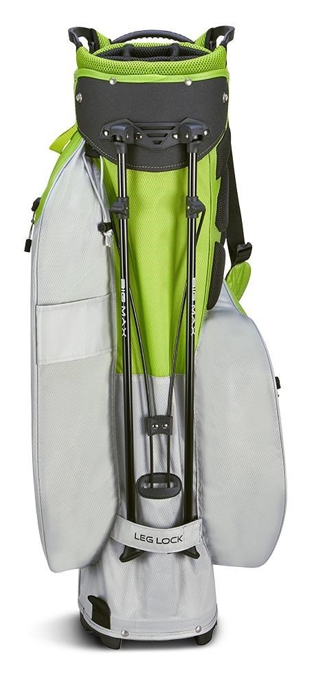Big Max Dri Lite Hybrid Plus stand bag, lime/silver