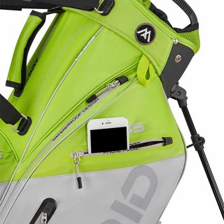 Big Max Dri Lite Hybrid Plus stand bag, lime/silver
