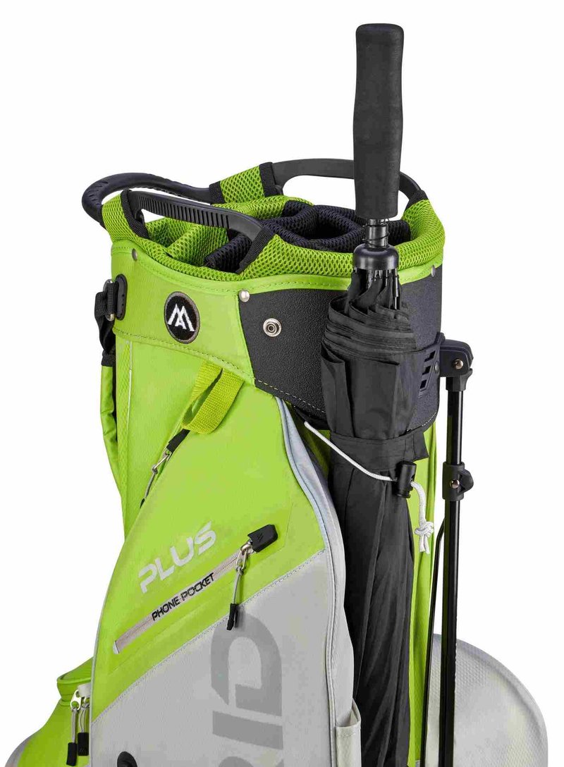 Big Max Dri Lite Hybrid Plus stand bag, lime/silver