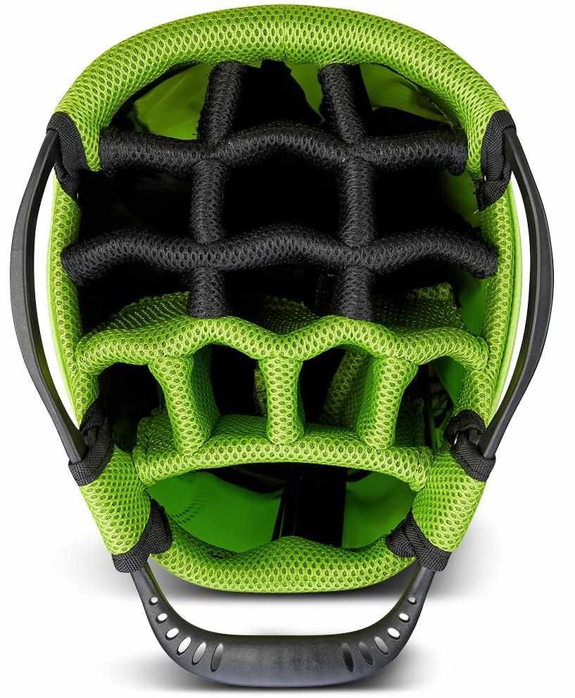 Big Max Dri Lite Hybrid Plus stand bag, lime/silver