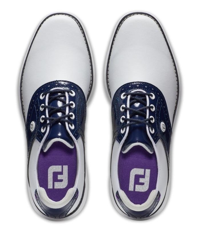 FootJoy Traditions Spikeless dames golfschoenen, wit