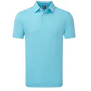 FootJoy Stretch Pique Solid heren polo, riviera blue