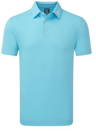 FootJoy Stretch Pique Solid heren polo, riviera blue