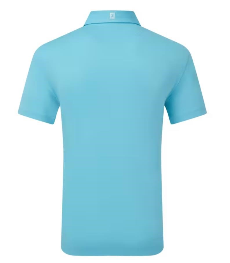 FootJoy Stretch Pique Solid heren polo, riviera blue