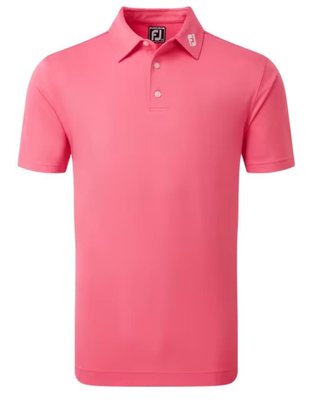FootJoy Stretch Pique Solid heren polo, watermelon