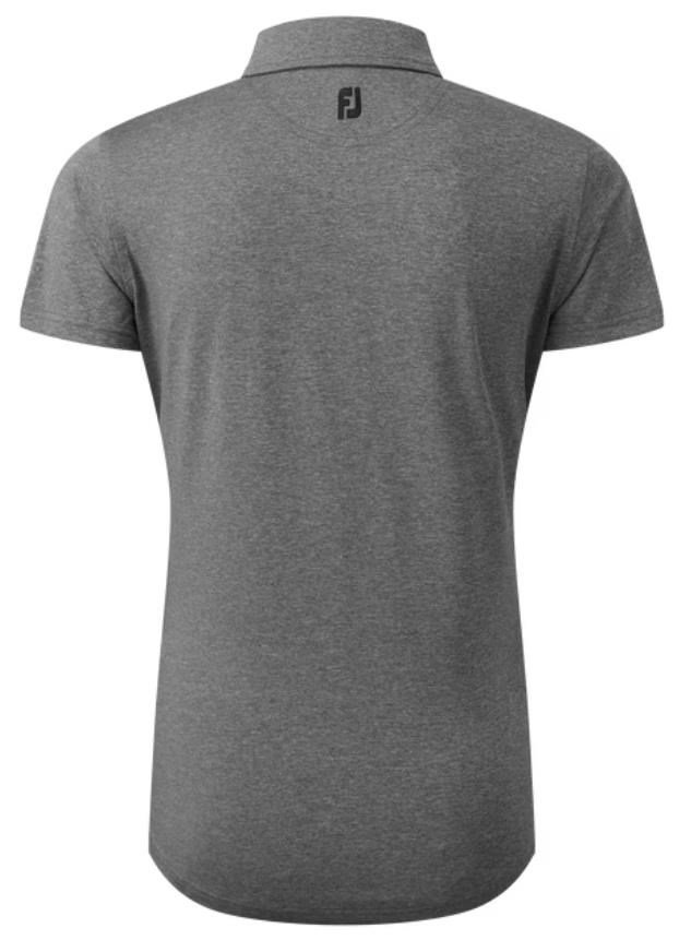 FootJoy Heather Self-Collar Lisle dames polo, zwart