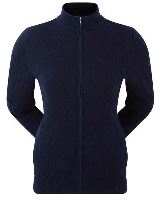 FootJoy Full-Zip Lined dames pullover 2023, navy