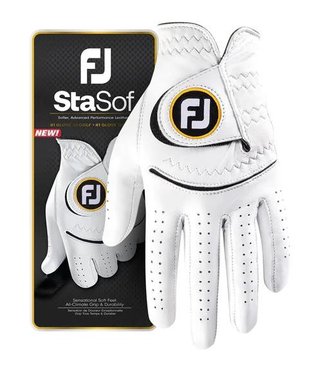 FootJoy StaSof Cadet heren golfhandschoen, wit