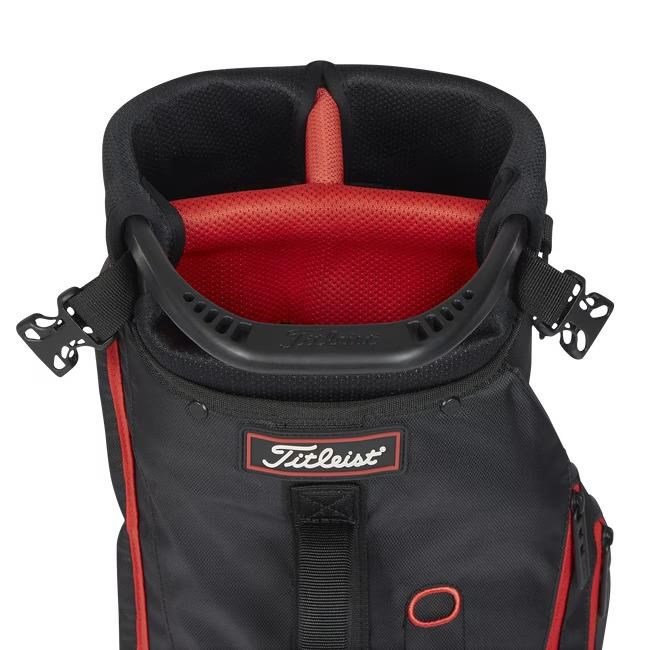 Titleist Premium carry bag pencil bag, zwart/zwart/rood