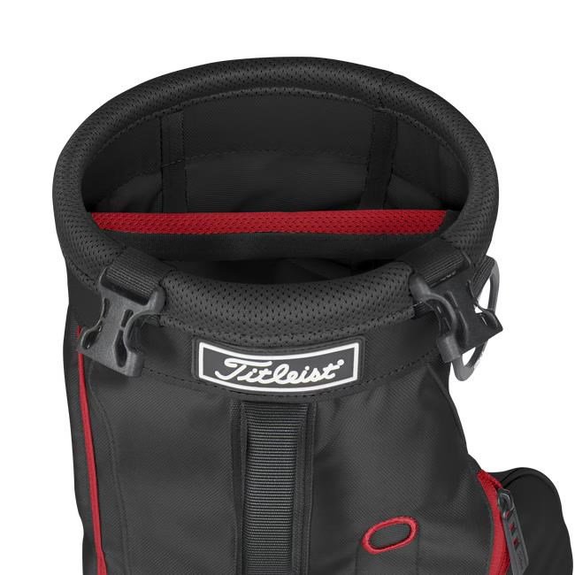 Titleist Carry pencil bag, zwart/rood