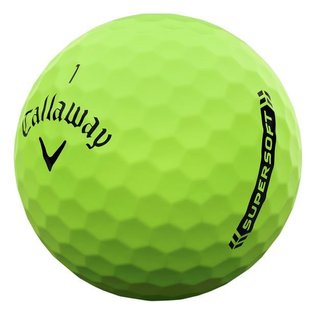 Callaway Supersoft Matte golfballen, groen