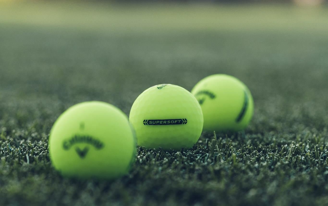 Callaway Supersoft Matte golfballen, groen