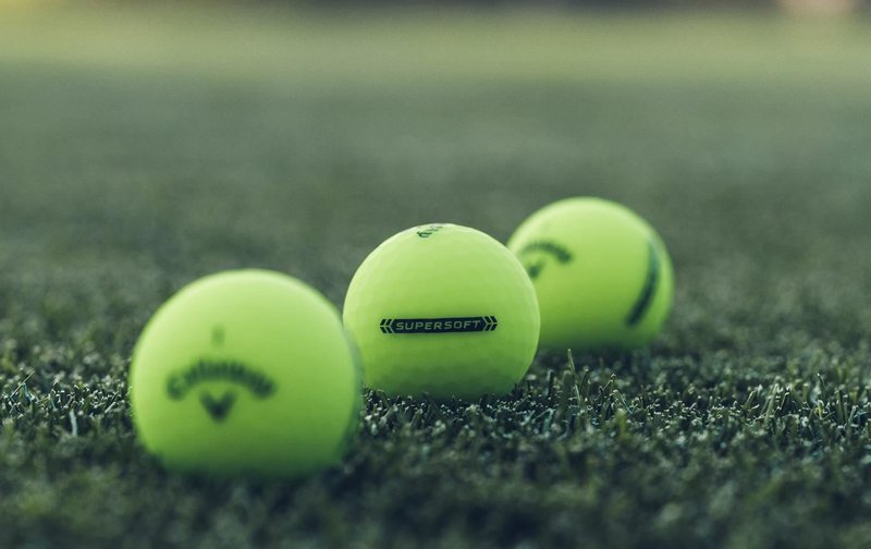 Callaway Supersoft Matte golfballen, groen