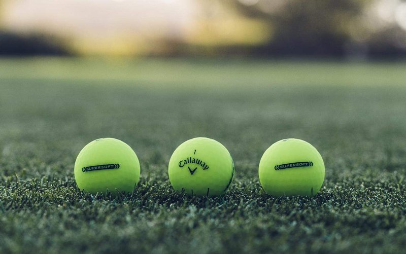 Callaway Supersoft Matte golfballen, groen