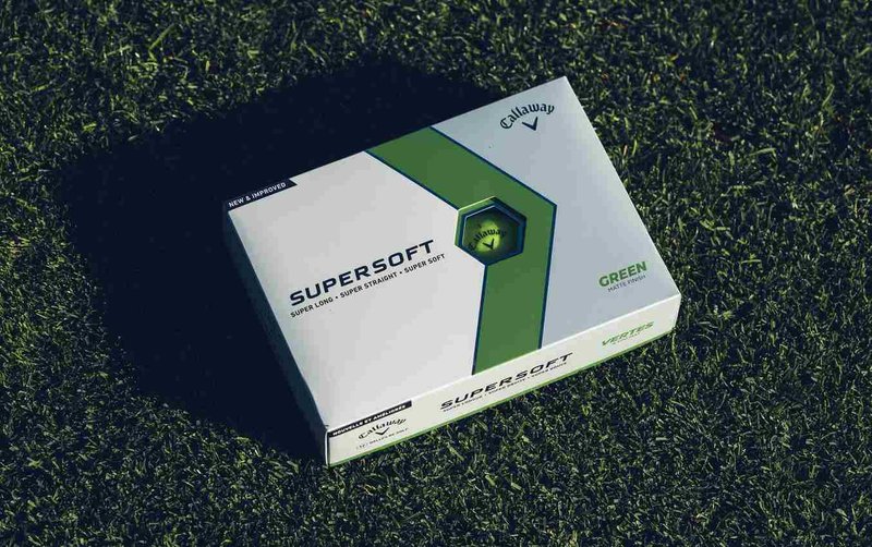 Callaway Supersoft Matte golfballen, groen