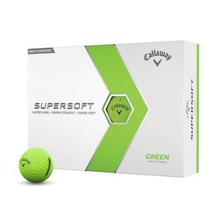 Callaway Supersoft Matte golfballen, groen