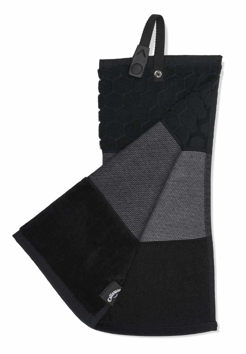 Callaway Tri-Fold 23 golfhanddoek 16"x21" (40x53 cm), zwart