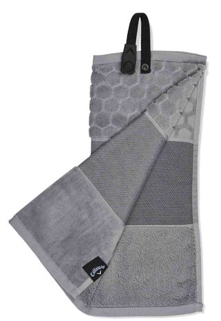 Callaway Tri-Fold 23 golfhanddoek 16"x21" (40x53 cm), zilver