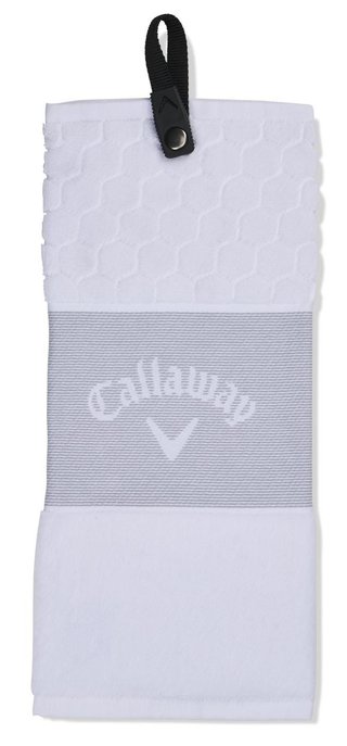 Callaway Tri-Fold 23 golfhanddoek 16"x21" (40x53 cm), wit