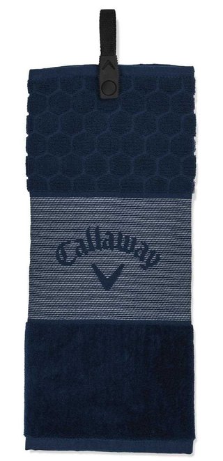 Callaway Tri-Fold 23 golfhanddoek 16"x21" (40x53 cm), marineblauw