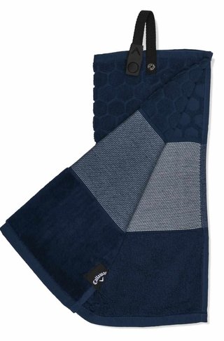 Callaway Tri-Fold 23 golfhanddoek 16"x21" (40x53 cm), marineblauw
