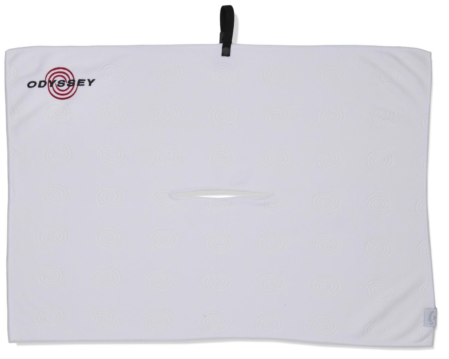 Odyssey Microfiber golfhanddoek 30"x20" (76x50cm), wit