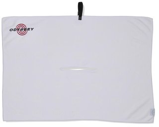 Odyssey Microfiber golfhanddoek 30"x20" (76x50cm), wit