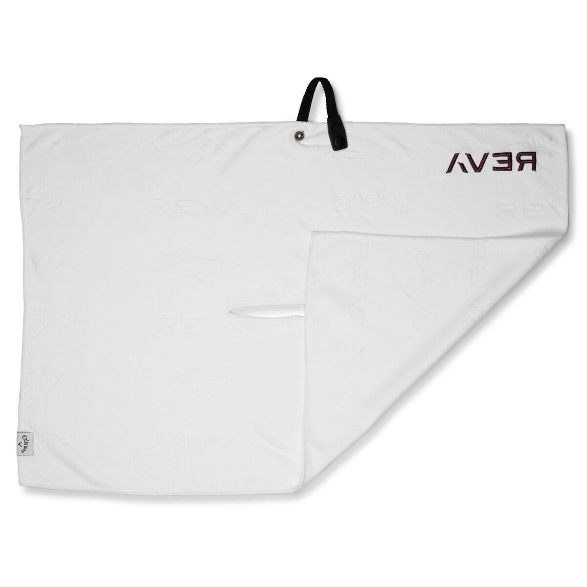 Callaway Reva Outperform golfhanddoek 30"x20" (76x50cm), wit
