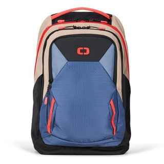 Ogio Axle Pro Backpack tas, tan/blauw/rood