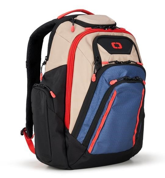 Ogio Gambit Pro Backpack 25L tas, tan/blue/red