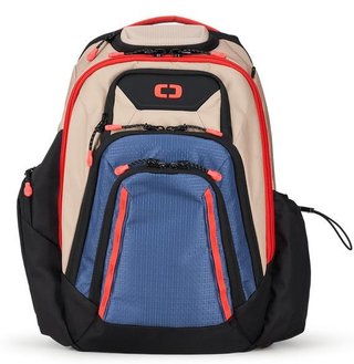 Ogio Gambit Pro Backpack 25L tas, tan/blue/red