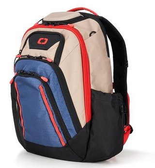 Ogio Gambit Pro Backpack 25L tas, tan/blue/red