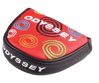 Odyssey Tour Swirl Putter Headcover, rood, Mallet