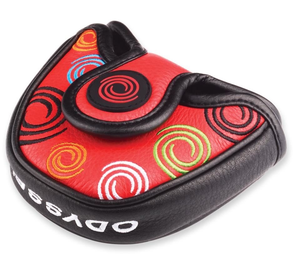 Odyssey Tour Swirl Putter Headcover, rood, Mallet