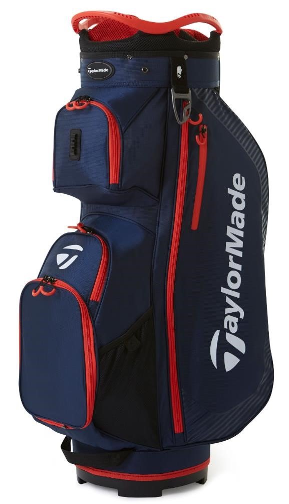 TaylorMade Pro cart bag, marine/rood