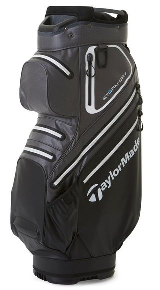 TaylorMade Storm-Dry Waterproof cart bag, zwart/grijs
