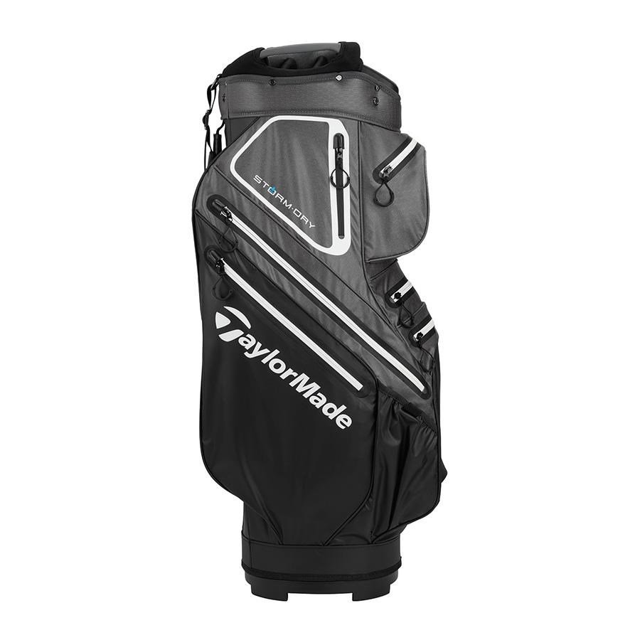 TaylorMade Storm-Dry Waterproof cart bag, zwart/grijs