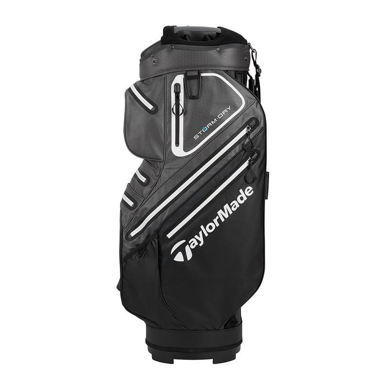 TaylorMade Storm-Dry Waterproof cart bag, zwart/grijs