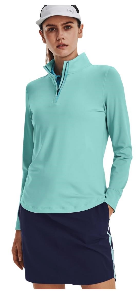 Under Armour Playoff 1/4 Zip dames sweatshirt, blauw